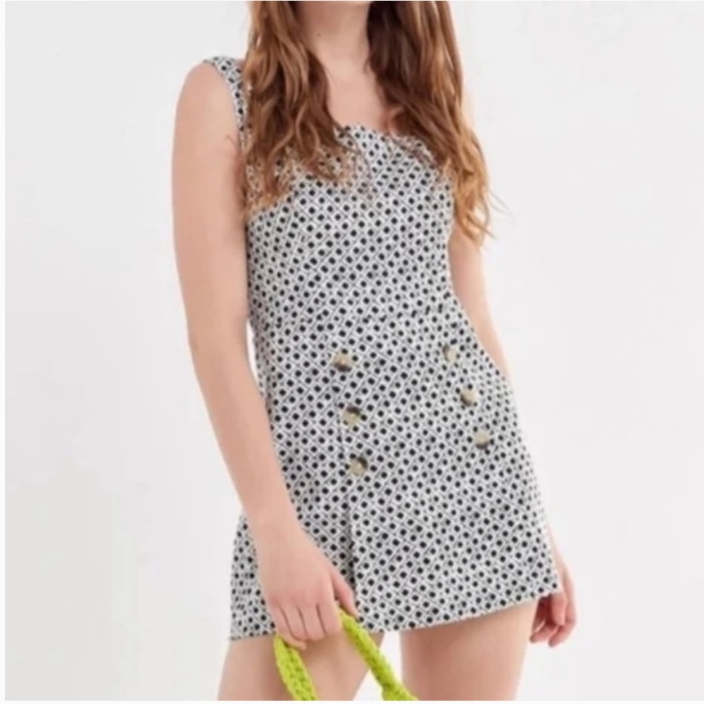 Urban Outfitters Black and White Romper